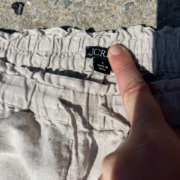 J. Crew Cream Wide Leg Pants - Picture 3 of 6